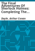 The_final_adventures_of_Sherlock_Holmes