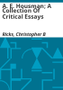 A__E__Housman__a_collection_of_critical_essays
