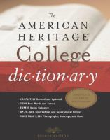 The_American_Heritage_college_dictionary