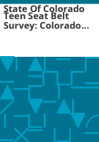 State_of_Colorado_teen_seat_belt_survey